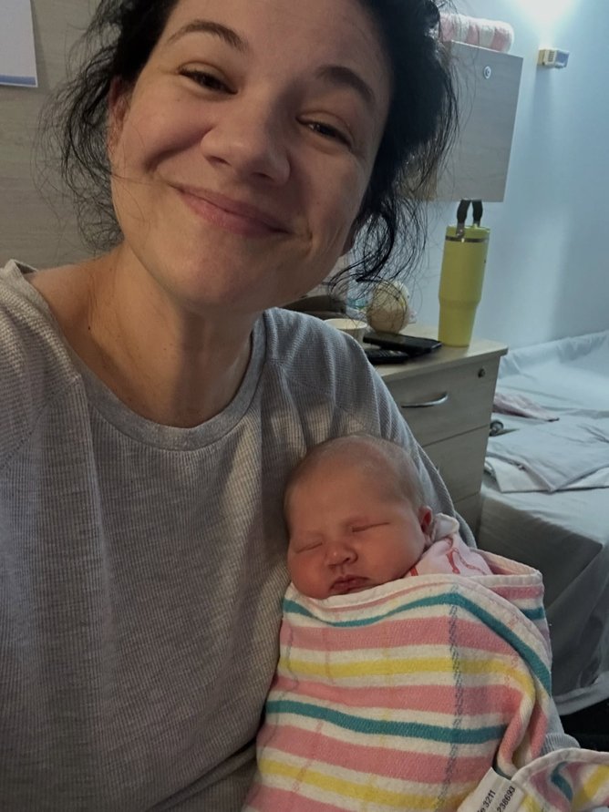 Tanya Hennessy announced the birth of her baby girl on Christmas Day.