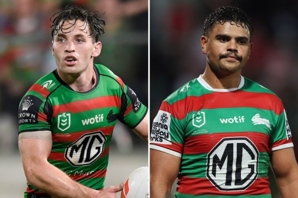 Cameron Murray and Latrell Mitchell, Souths’ highest-paid players, made only 12 appearances between them last season.