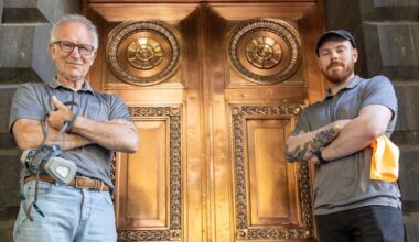 Melbourne team restores dazzle to buildings’ copper features