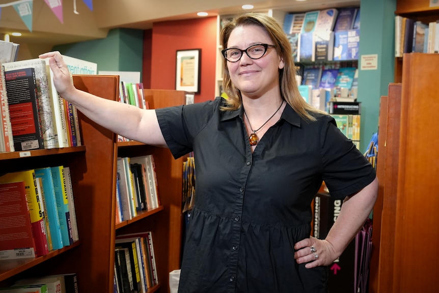 Owner of Paperchain book store, Tayanah O'Donnell.