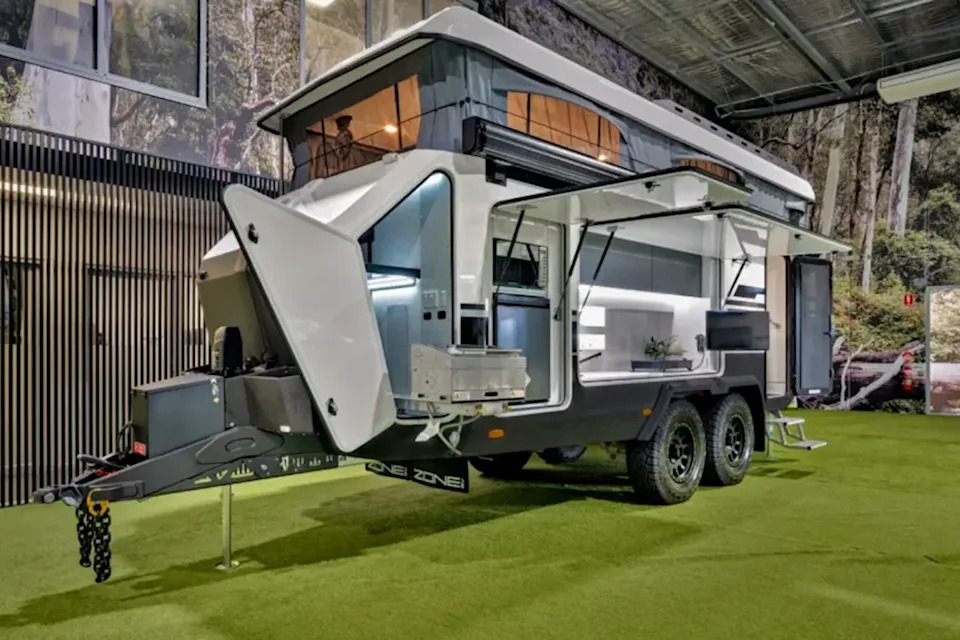 A ZoneRV caravan. 