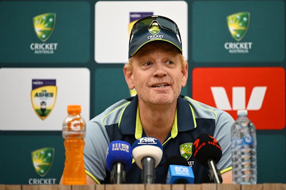 Australian coach Andrew McDonald. 