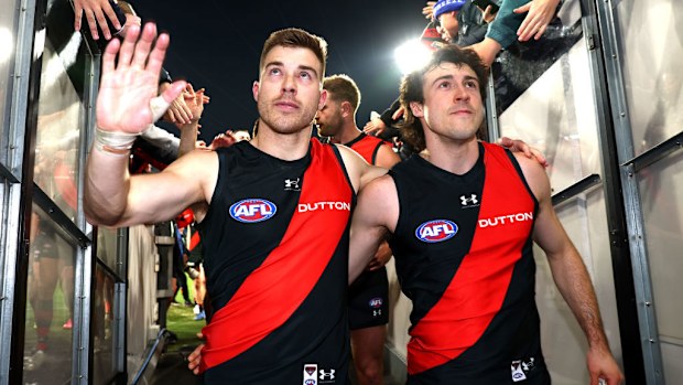 Zach Merrett and Andrew McGrath.