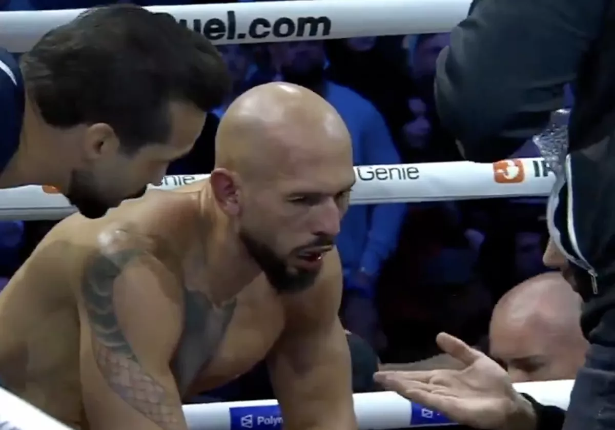 Andrew Tate dabbled in boxing after previously competing in kickboxing