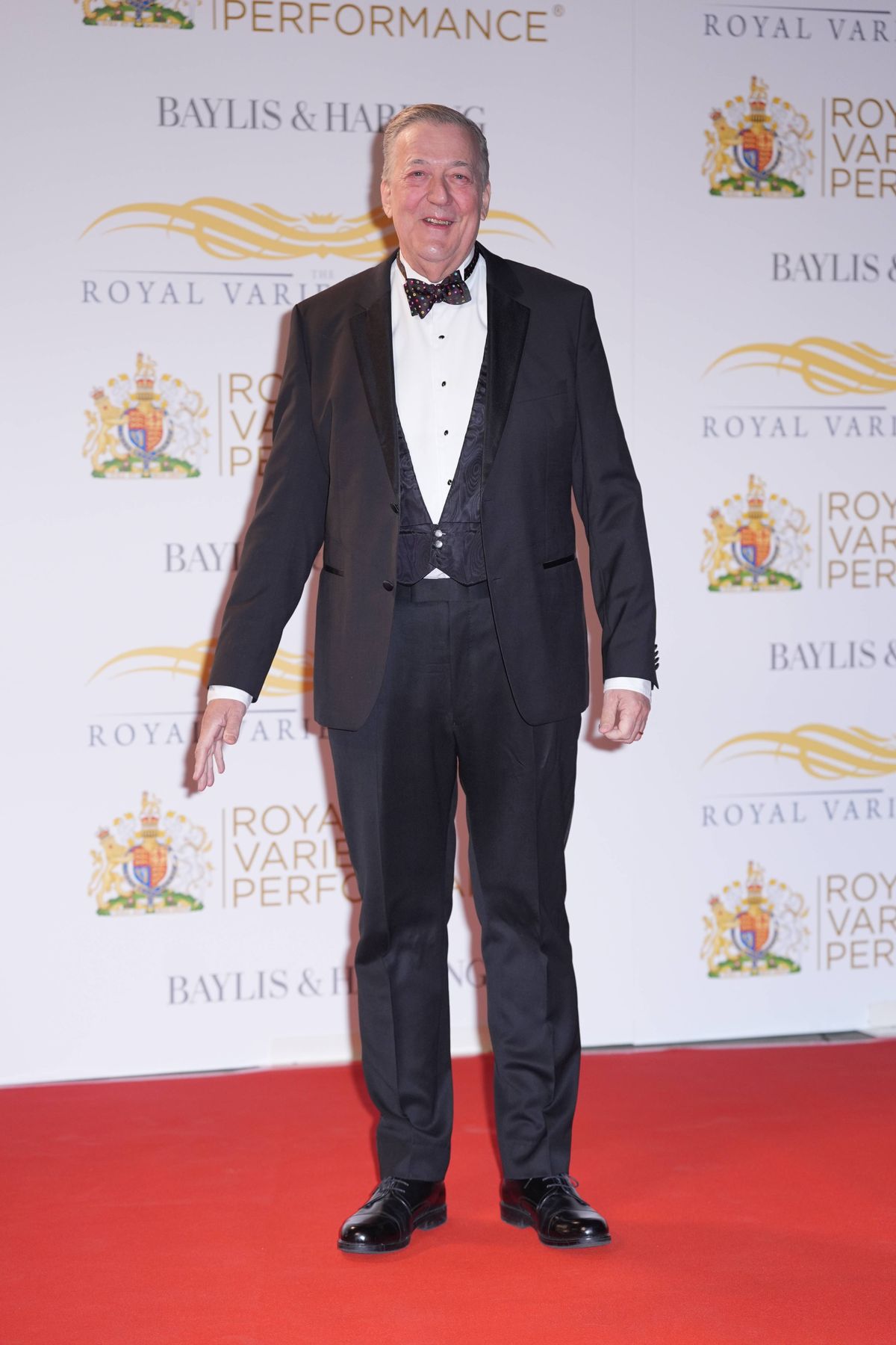 Sir Stephen Fry attends the Royal Variety Performance at the Royal Albert Hall, London. Picture date: Wednesday November 19, 2025.