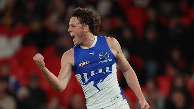 Nick Larkey of North Melbourne.