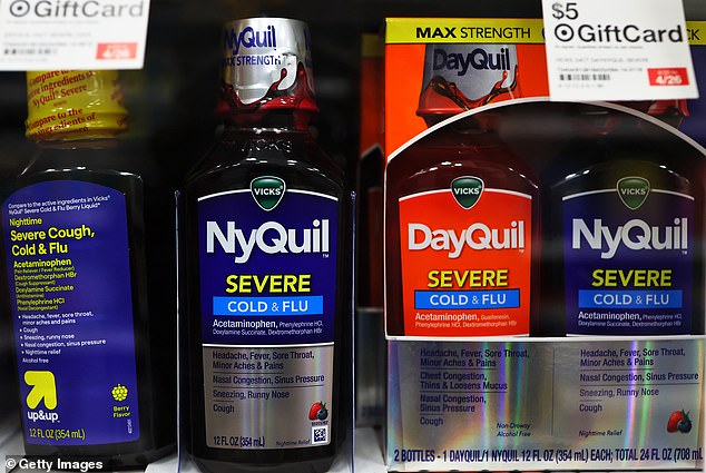 The main ingredient in common cold and flu medicines is a central nervous system depressant, like alcohol. Combined, they make a person feel dizzier and more impaired than they would by taking either one alone