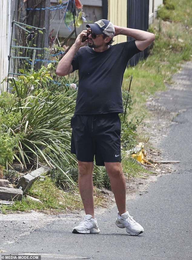 At one point, Fassnidge appeared deep in conversation as he chatted on the phone