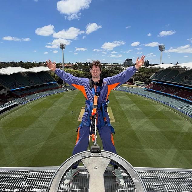 AFL star Jack Higgins (pictured at Adelaide Oval) has done a full 180-degree about-face when it comes to his views on the City of Churches