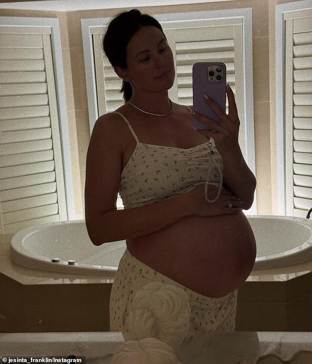 Jesinta's celebrity friends were quick to offer their well wishes