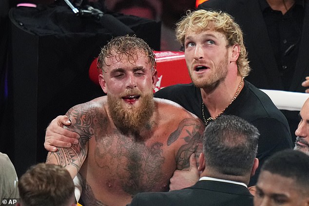 Paul took a devastating blow to the face that shattered his jaw and had him spitting teeth