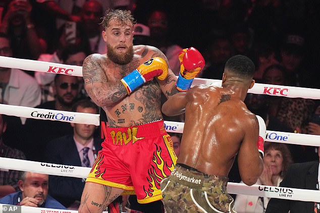 Anthony Joshua's sixth-round knockout blow broke Paul's jaw in two places