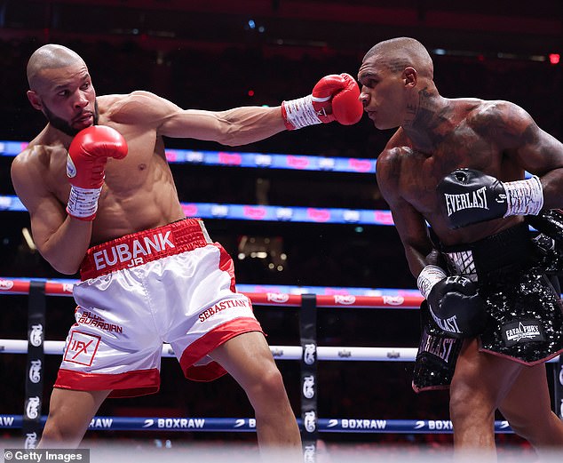 Eubank Jr had overcome Benn during their first fight after a heated and controversial build-up