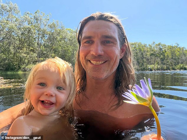 Mr Gaut shared his pain at having to say goodbye to Ana after the father and daughter shared a happy reunion in the weeks leading up to Christmas