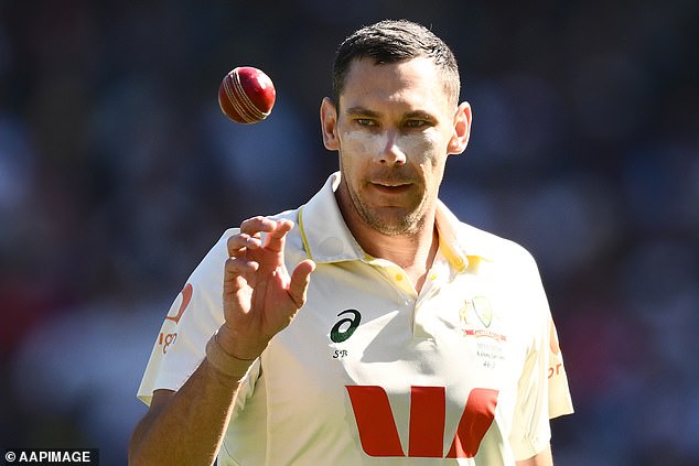 It came after the Victoria hero took three wickets to help the home side bowl England out for 110 runs