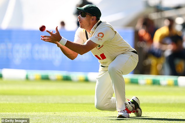 ‘I knew I only had to face six balls and I was only going to stay out there for an over,’ Boland said, reflecting on being cheered off the pitch by the MCG crowd