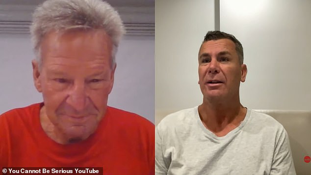 Former AFL star Wayne Carey (right) gave his take on the biggest marriage drama in Aussie footy when he appeared on Sam Newman's You Can't Be Serious podcast