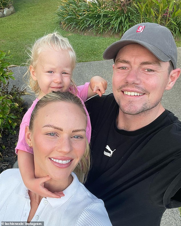 Jules made a single public statement saying she had been 'betrayed' while Lachie is yet to make comment