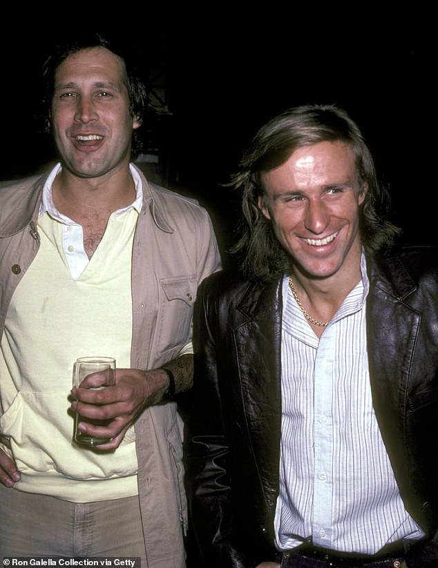 Bjorn Borg (right) has opened up on his wild partying days in the wake of his retirement at 26