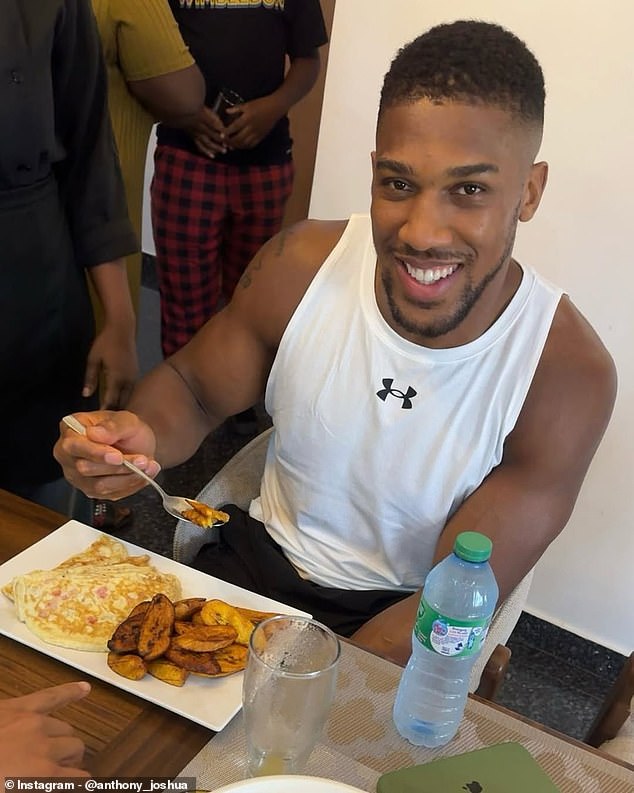 Joshua has always maintained high praise for Nigeria's cuisine, mentioning them as crucial to his pre-fight routine