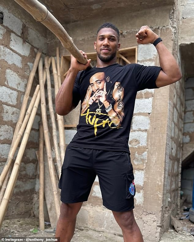 Joshua often shares pictures of his trips to Nigeria to Instagram, recently posting pictures of him offering a helping hand in his community