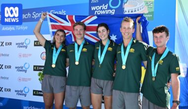 Australian rowers targetting Los Angeles Olympics after breakthrough medal in coastal beach sprints