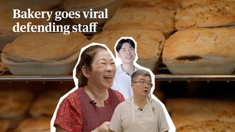 The Australian bakery that went viral on TikTok for defending its staff from trolls – video