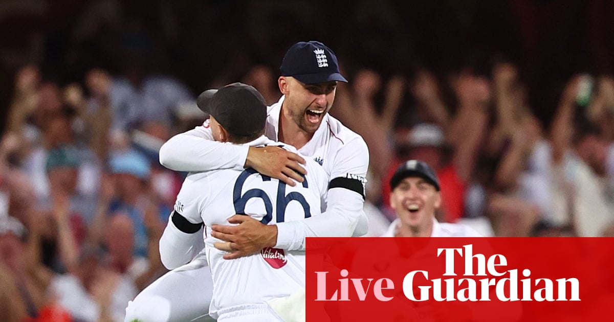 Australia v England: Ashes second Test, day two – as it happened | Ashes 2025-26