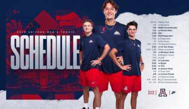 Arizona Mens Tennis Release Spring Schedule