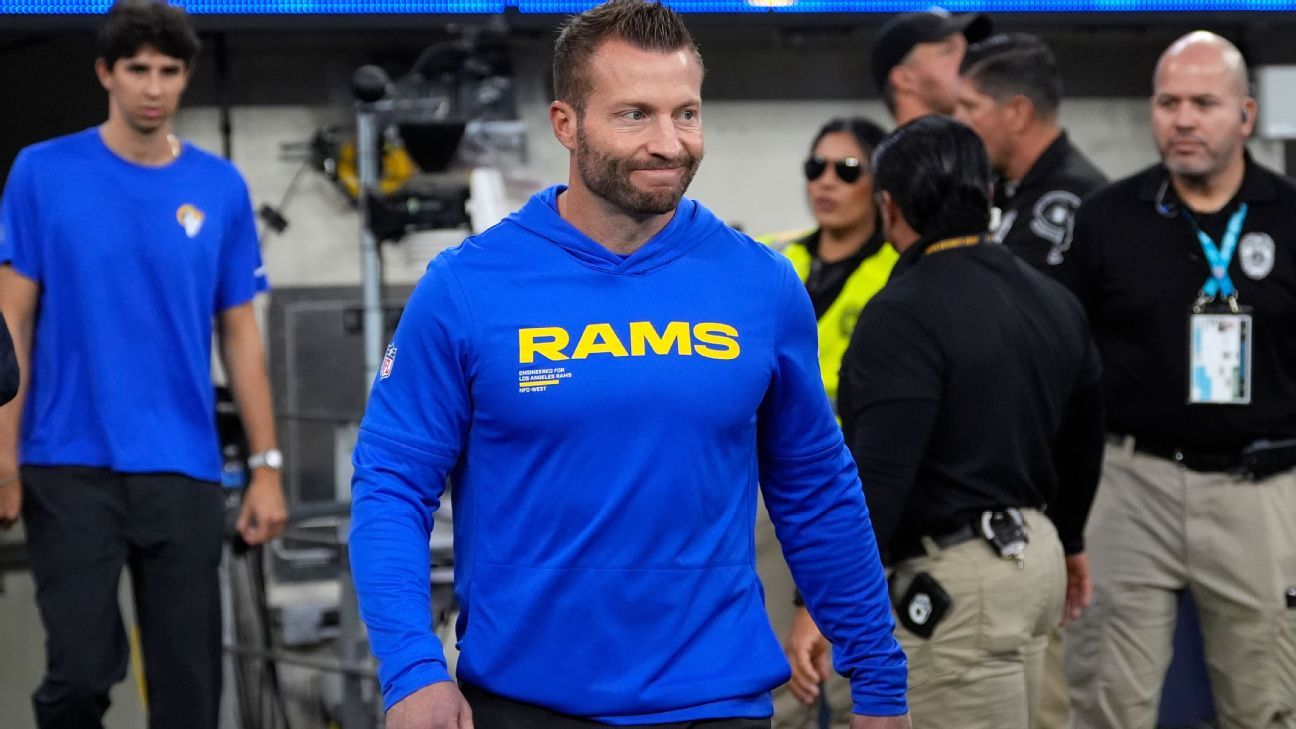 Rams coach Sean McVay not focused on potential playoff seeding