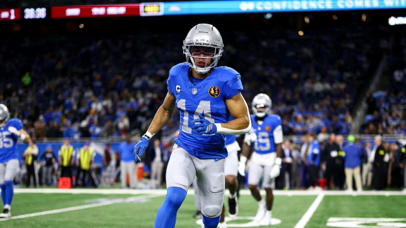 Lions WR Amon-Ra St. Brown (ankle) active vs. Cowboys