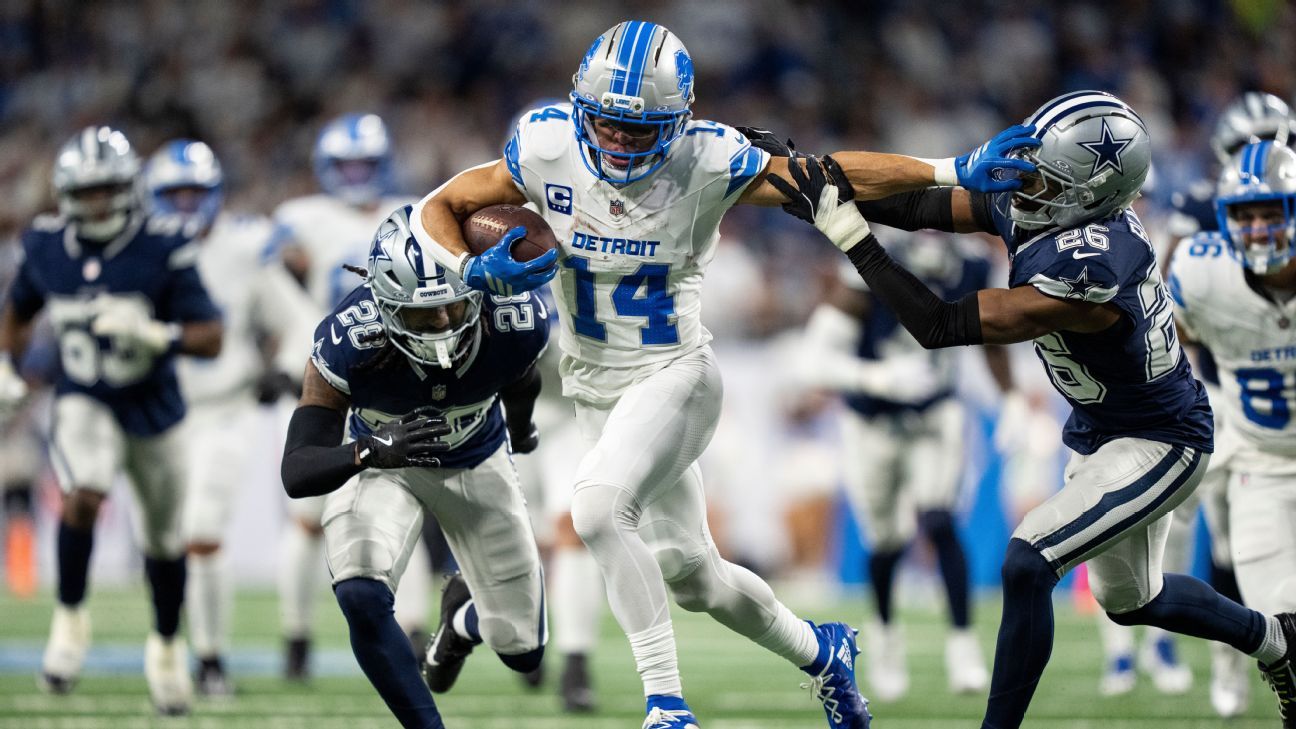 Amon-Ra St. Brown toughs out injury, fuels Lions in key win