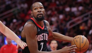 Rockets' Kevin Durant eighth ever to reach 31,000 points