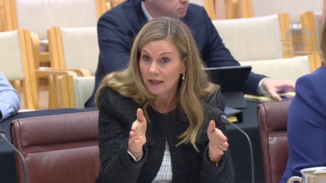 eSafety commissioner questioned on Roblox and social media ban after Guardian investigation – video