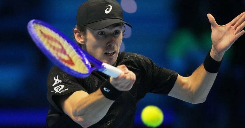 Alex de Minaur has enjoyed a near million-dollar pay-day by winning a novel tennis event in London. Photo: AP PHOTO