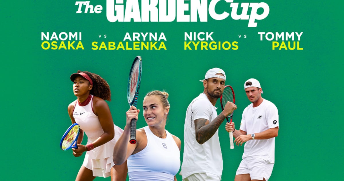 Madison Square Garden hosting Garden Cup tennis exhibition