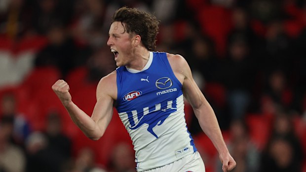 Nick Larkey of North Melbourne.
