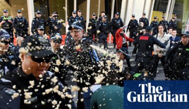 Climate protesters win groundbreaking class action against Victoria police over use of capsicum spray | Australian police and policing
