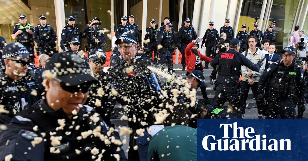 Climate protesters win groundbreaking class action against Victoria police over use of capsicum spray | Australian police and policing