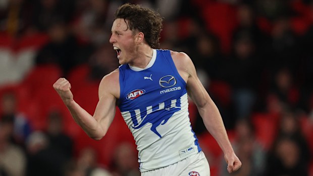 Nick Larkey of North Melbourne.