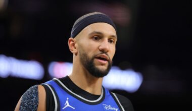 Magic's Suggs awaits tests after limping off with hip injury