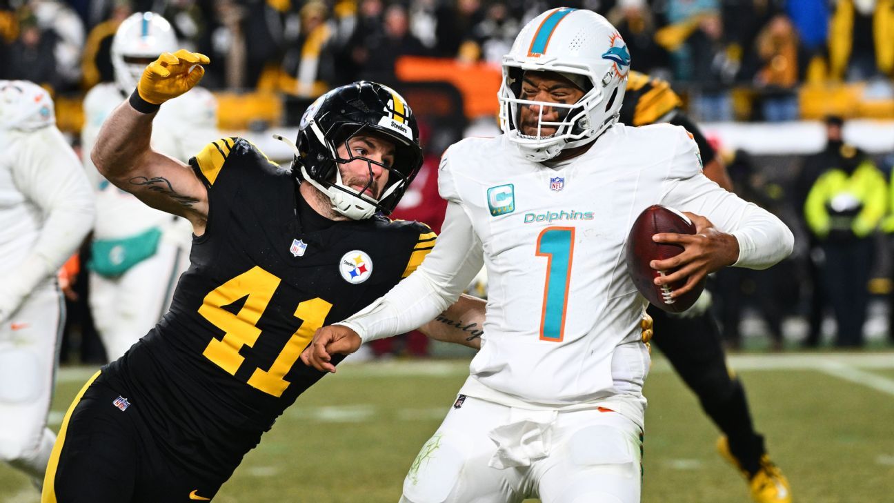 Sources: Dolphins bench Tua Tagovailoa in favor of Quinn Ewers