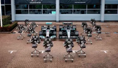 Mercedes breaks cover on era-defining power unit in team celebration