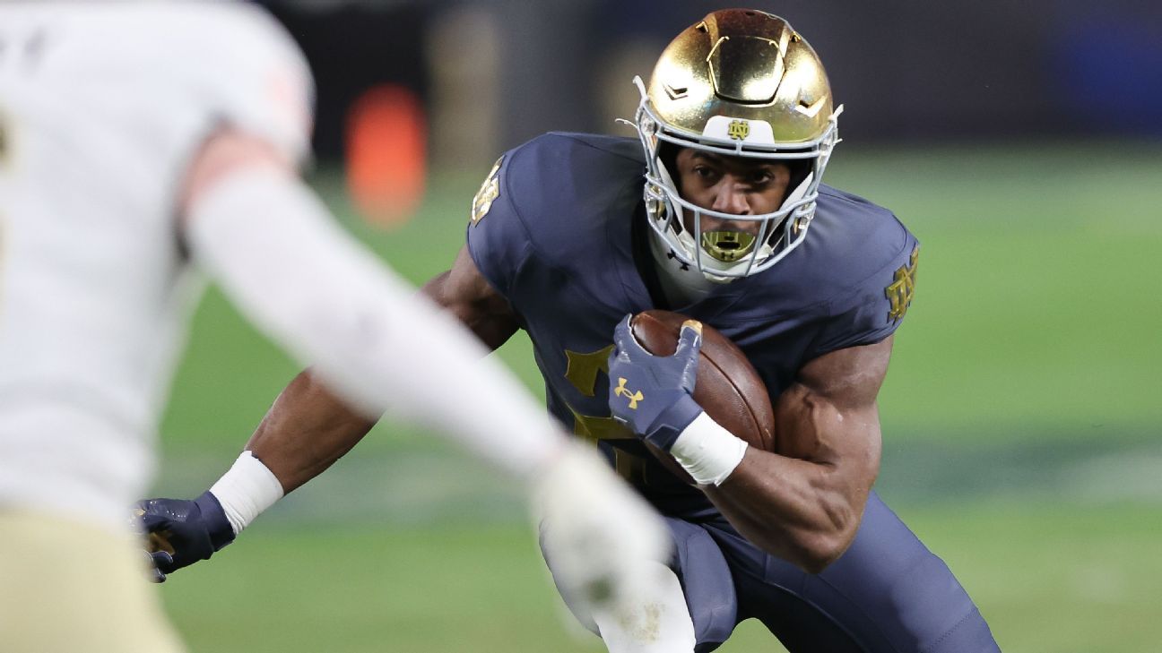 Irish RB Jadarian Price enters NFL draft alongside Jeremiyah Love