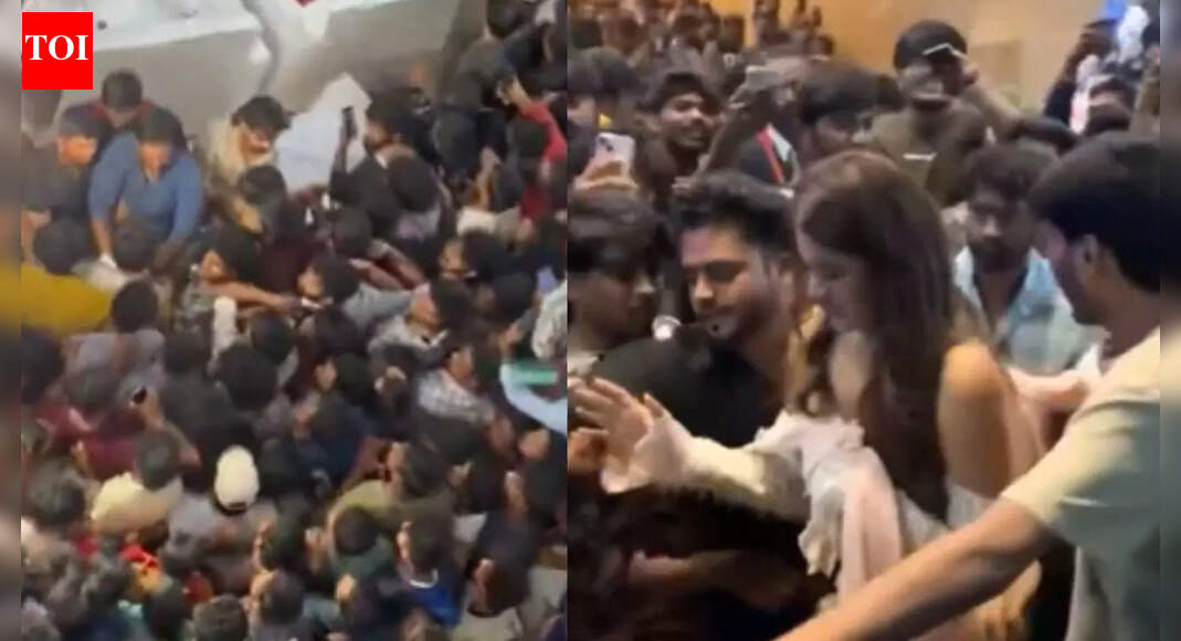 Nidhhi Agerwal: 'Pack of men behaving worse than hyenas' Actor Nidhhi Agerwal mobbed at Hyderabad mall; singer slams unruly crowd | Hyderabad News