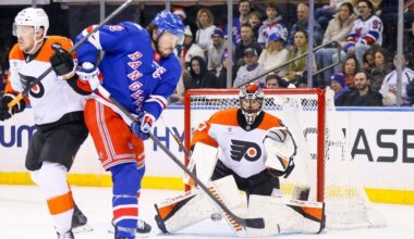 Rangers rally vs. Flyers, lose captain J.T. Miller to injury