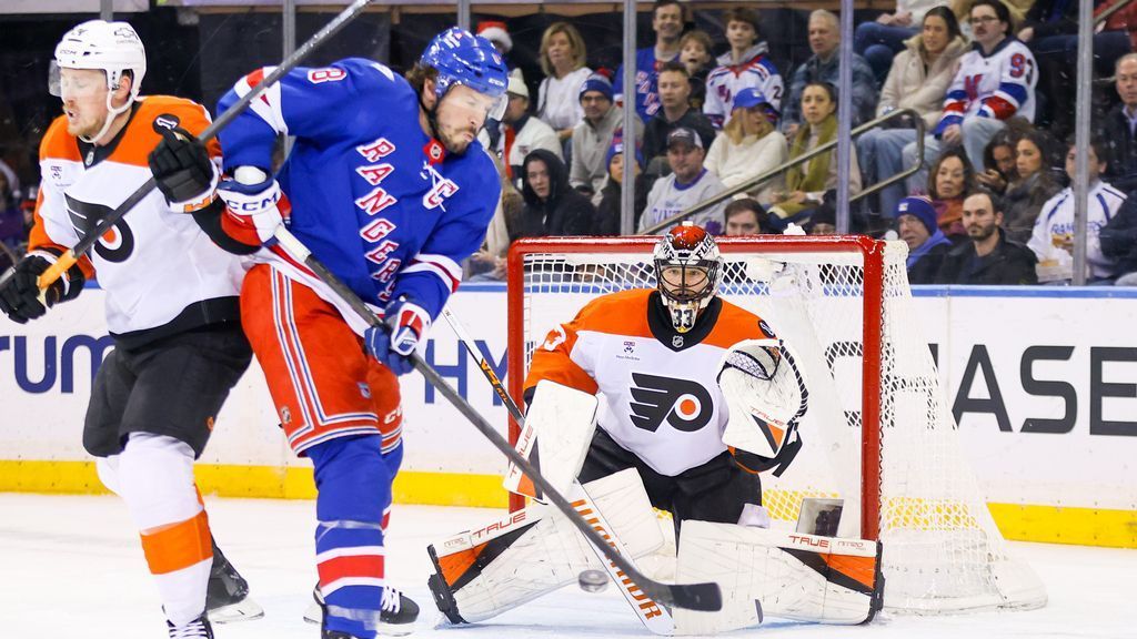 Rangers rally vs. Flyers, lose captain J.T. Miller to injury