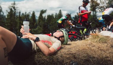 There can be little opportunity to cool down during a ride like L