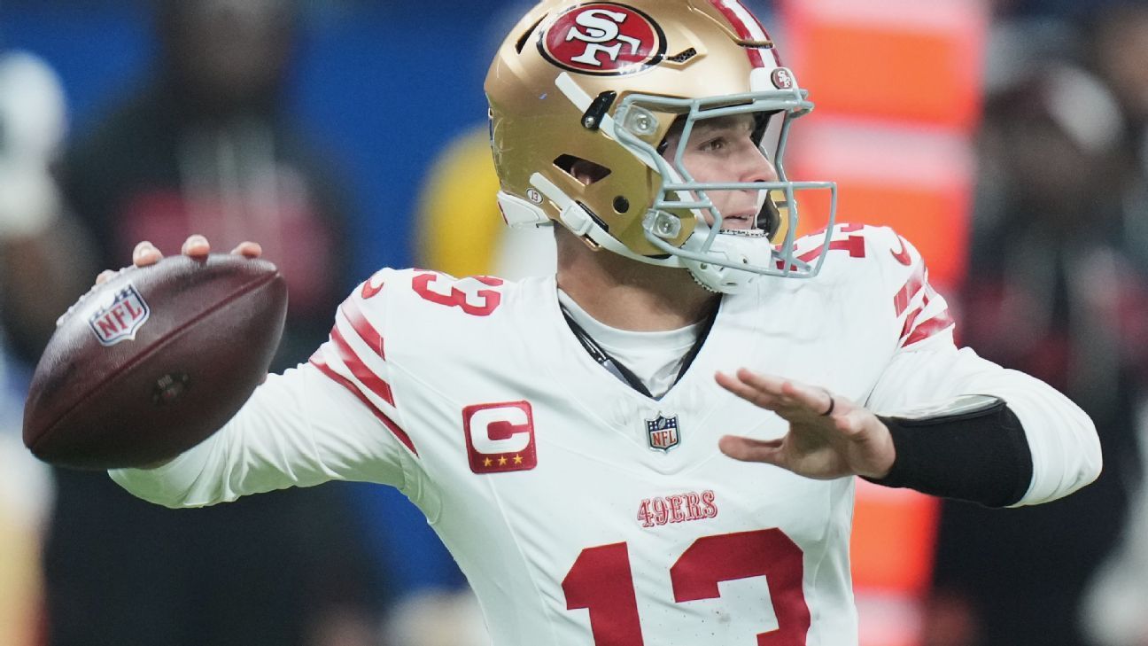 Brock Purdy has 5 touchdowns passes as 49ers improve to 11-4