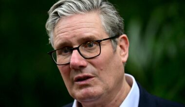 Sir Keir's party remains second in the polls. Pic: PA